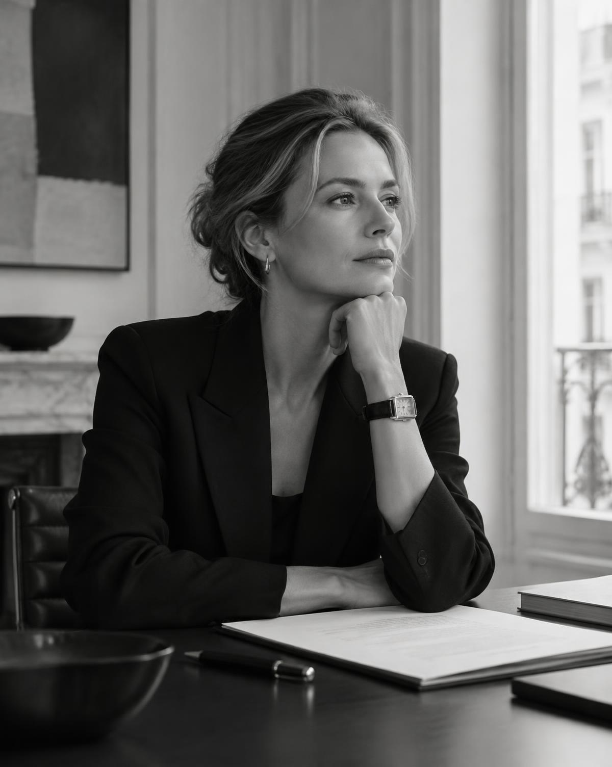 Editorial portrait of Szilvia Faragó at work